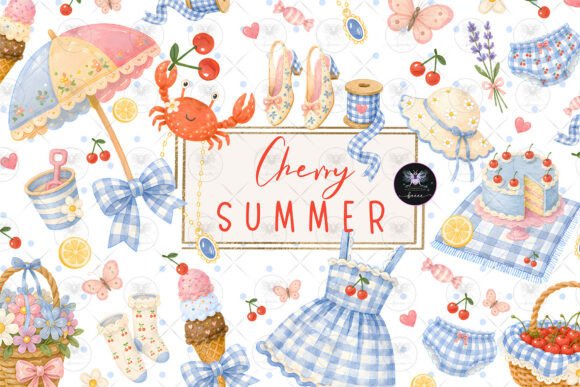 Download Cherry Summer Sea Party Clipart - Summer Collection