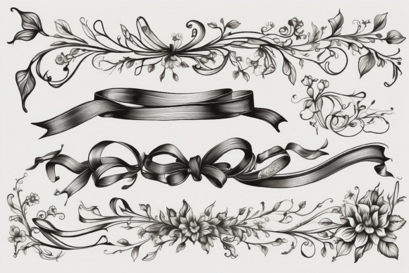 Download About Hand Drawn Floral Decorative Borde - Floral Collection